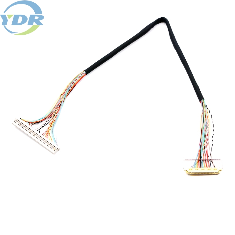 Df14-30p-1.25H LVDS LCD экран дисплейінің кабелі 30pin Теледидар компьютеріне арналған жұп